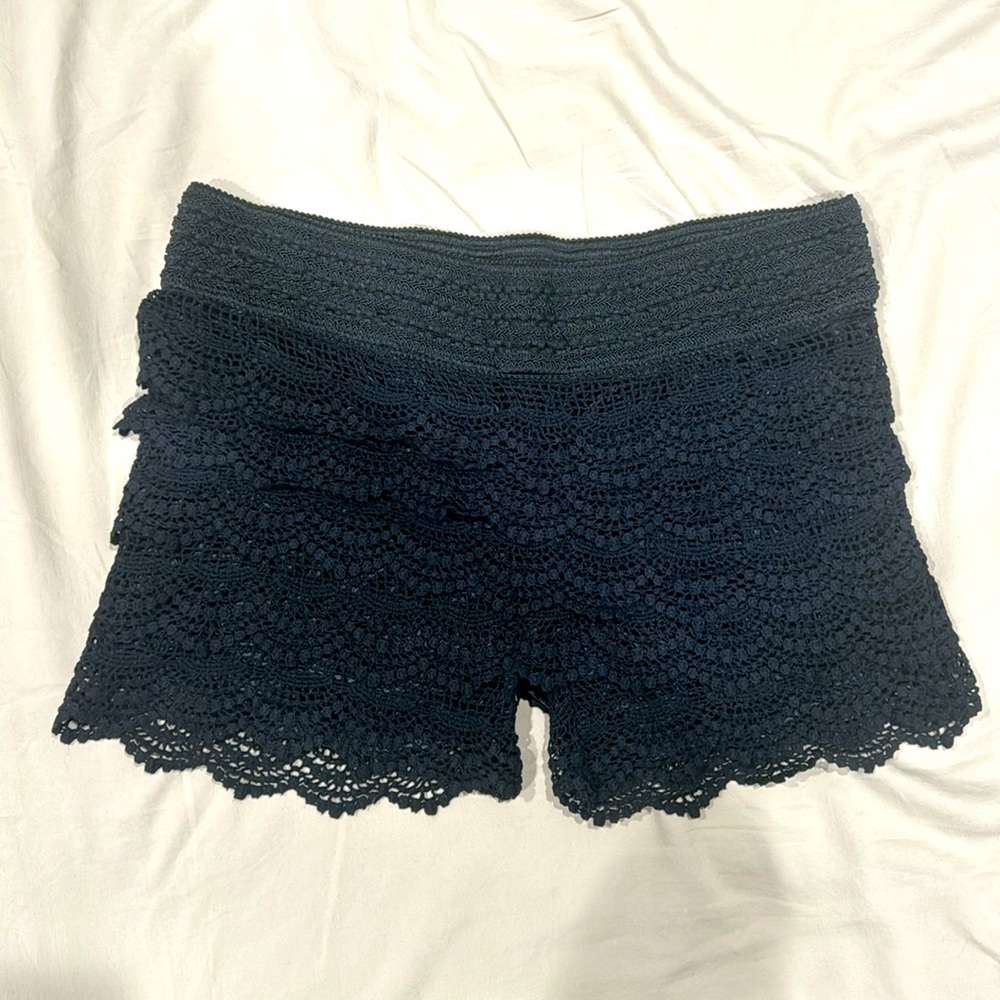 Black Lace Shorts
